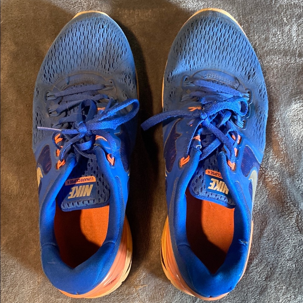 Nike womens lunareclipse 4 in Blue and Orange
